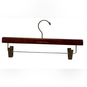 3 Vintage Ralph Lauren Wooden Pants Hangers